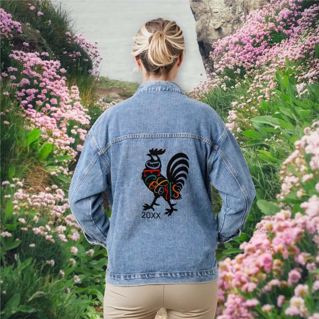 Chaqueta Vaquera DeColores Cursillo Rooster Black Silhouette (Subido por el creador)