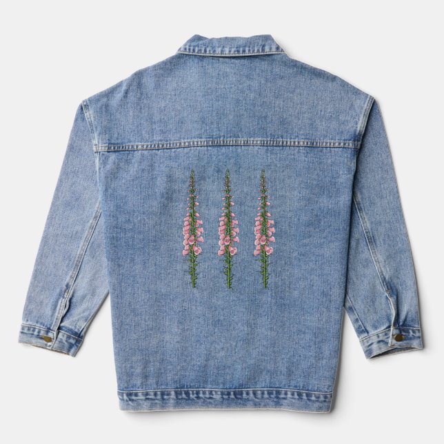 Chaqueta Vaquera Dedaleras rosas (Reverso )
