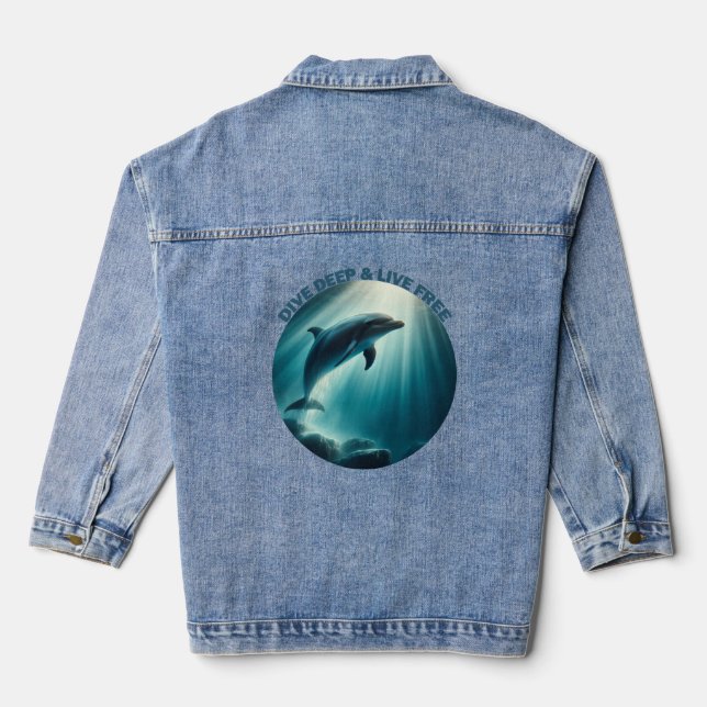 Chaqueta Vaquera Deep Live Free Dolphin (Reverso )