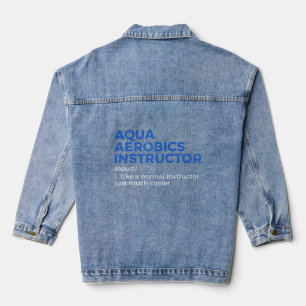Chaqueta Vaquera Definición de instructores de aqua aerobic