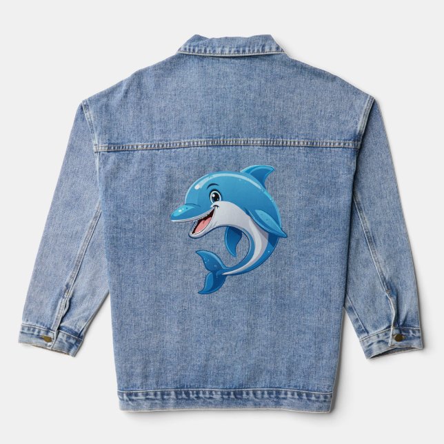 Chaqueta Vaquera Delfín Juguetón (Reverso )