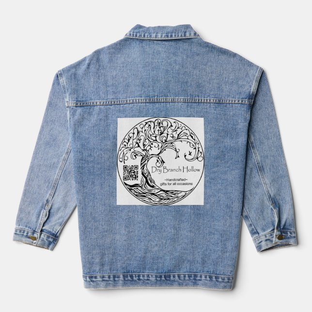 Chaqueta Vaquera Denim Blue Jean Jacket Dry Branch Hollow (Reverso )