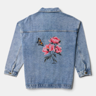 Chaqueta Vaquera Denim femenino, Jean Jacket - Peony rosado, maripo