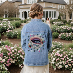 Chaqueta Vaquera Denim Jacket Blue Eye Makeup