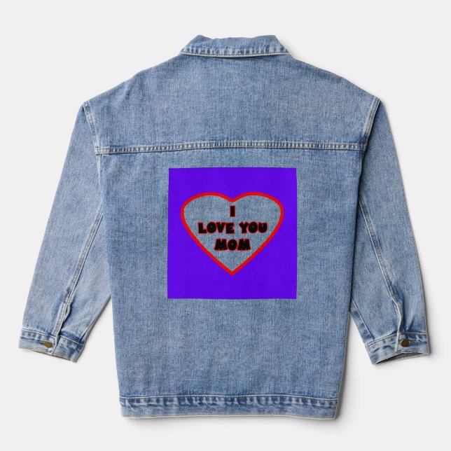 Chaqueta Vaquera Denim Jacket by jGibney The MUSEUM Zazzle (Reverso )