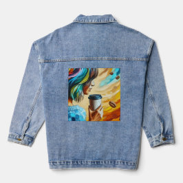 Chaqueta Vaquera Denim Jacket — Coffee Breeze Art