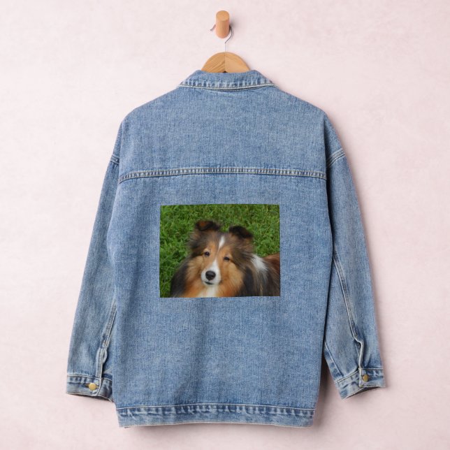 Chaqueta Vaquera Denim Jacket con imagen de Sheltie (Hangar)
