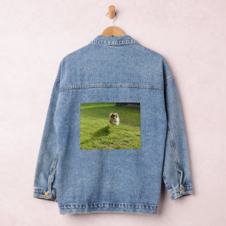 Chaqueta Vaquera Denim Jacket con imagen de Sheltie
