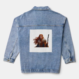 Chaqueta Vaquera Denim jacket con mujer pelirroja