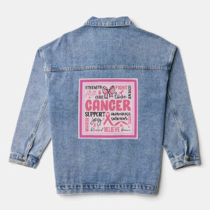 Chaqueta Vaquera Denim Jacket de apoyo al cáncer de mama