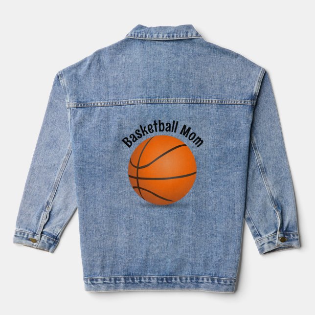 Chaqueta Vaquera Denim Jacket de diseño de baloncesto (Reverso )