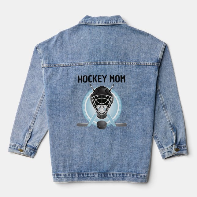 Chaqueta Vaquera Denim Jacket de diseño de hockey (Reverso )