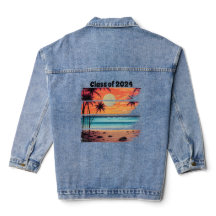 Denim Jacket de graduación de playa