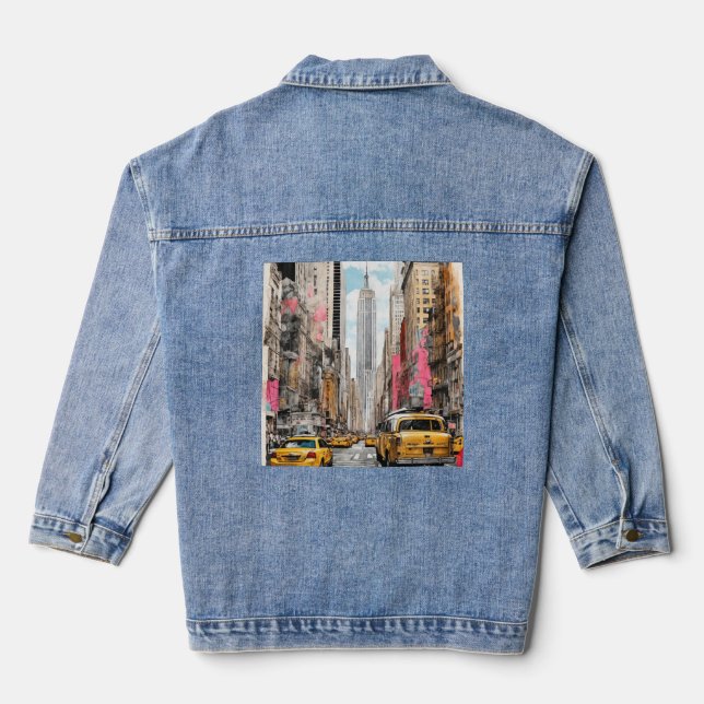 Chaqueta Vaquera Denim Jacket de impulso urbano (Reverso )