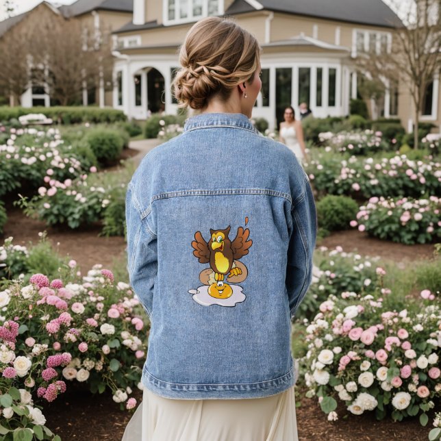 Chaqueta Vaquera Denim Jacket Eggs Owl (Reverso Boda)