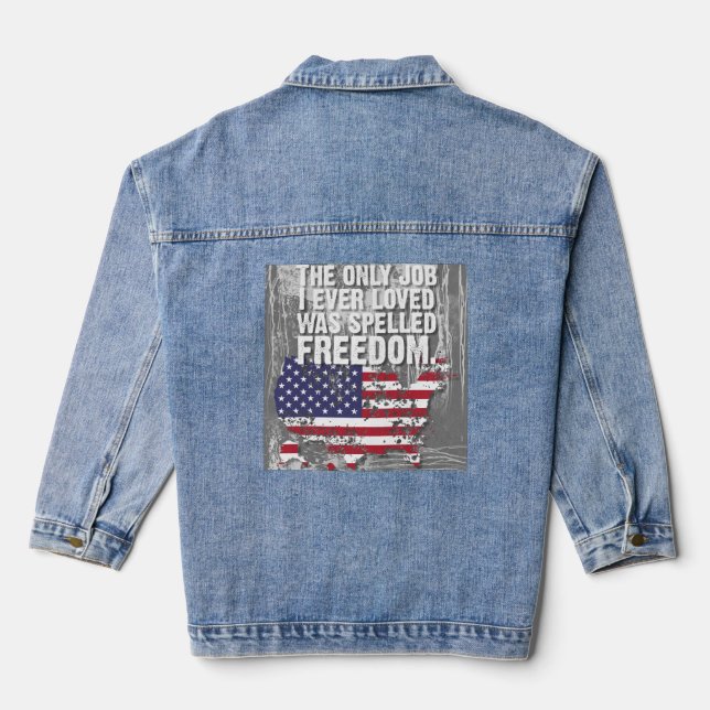 Chaqueta Vaquera Denim Jacket – Freedom Job (Reverso )