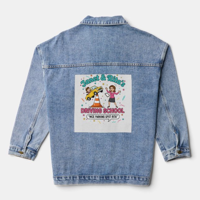 Chaqueta Vaquera Denim Jacket Funny Driving School Instructor (Reverso )