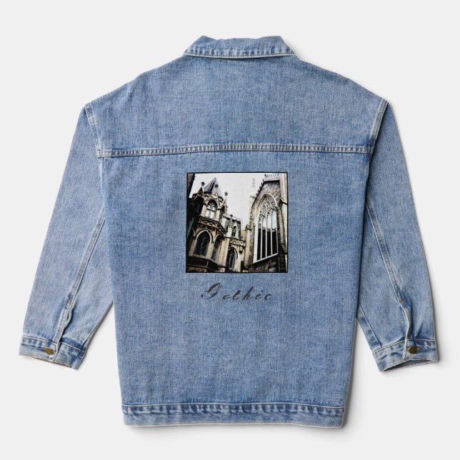 Chaqueta Vaquera Denim Jacket 'gótico' (Reverso )