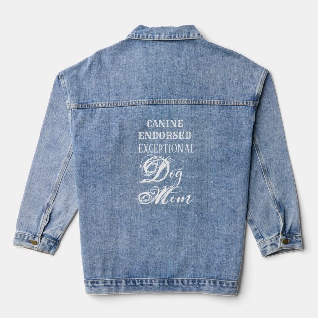 Chaqueta Vaquera Denim Jacket, Mamá Perro Excepcional (Reverso )