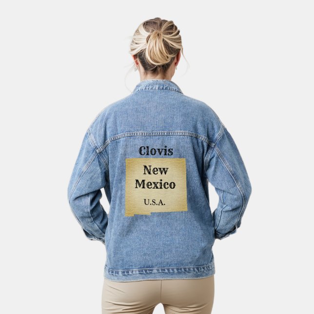 Chaqueta Vaquera Denim Jacket - Nuevo Mapa del Estado de México (Modelo)