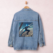 Denim Jacket superhéroe futurista