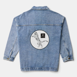 Chaqueta Vaquera Denim Jacket TIGER EN UN CÍRCULO