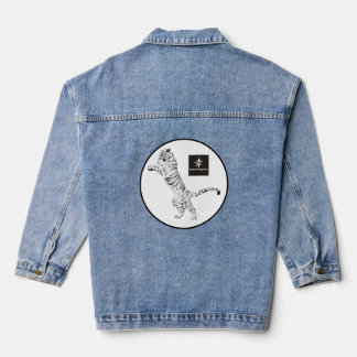 Chaqueta Vaquera Denim Jacket TIGER EN UN CÍRCULO