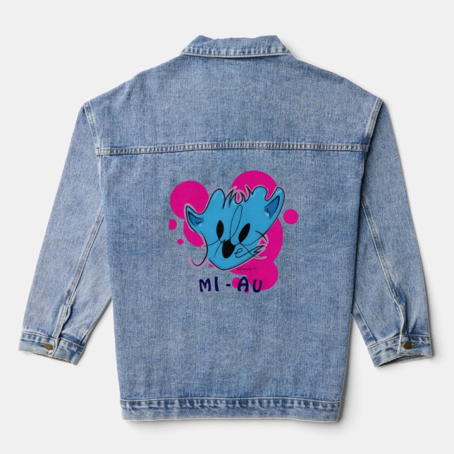 Chaqueta Vaquera Denim Jacket with graffiti style design byfilixne (Reverso )