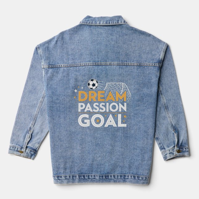 Chaqueta Vaquera Denim Jacket with Passion Goal Logo (Reverso )