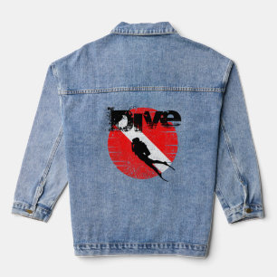 Chaqueta Vaquera Deporte de buceo, Bandera de Buceo Americana SCUBA