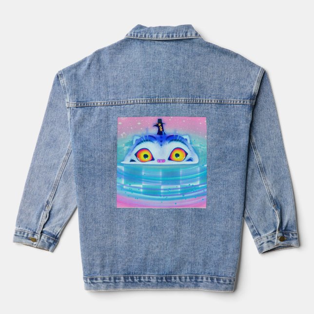 Chaqueta Vaquera Derpy Tiger K Pop Denim Jacket (Reverso )
