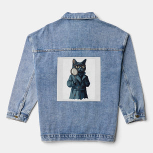 Chaqueta Vaquera Detective Whiskers – Novela de Misterio de Gato Di
