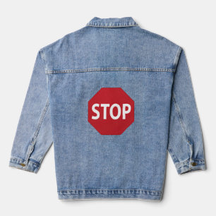 Chaqueta Vaquera DETENER diseño de signo Denim Jacket