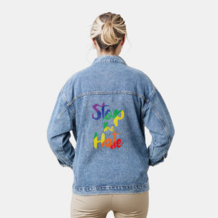 Chaqueta Vaquera Detener el Odio