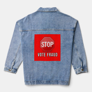 Chaqueta Vaquera Detener fraude electoral