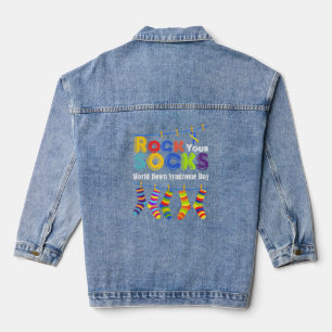 Chaqueta Vaquera Día del Síndrome de Down Para Combatir Ideas De Cá