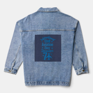 Chaqueta Vaquera Día Internacional de la Aviación Civil 7 de diciem