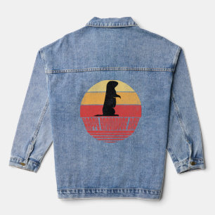 Chaqueta Vaquera Día Retro del Amanecer en la Tierra