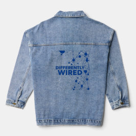Chaqueta Vaquera Differently Wired – Autism Awareness Month Blue 