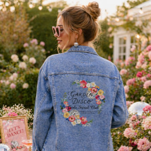 Chaqueta Vaquera Disco de Jardín Dama de Honor de Despedida de So