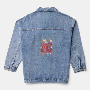 Chaqueta Vaquera Diseño de bruja de enfermera practicante de Hallow