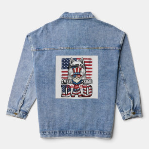 Chaqueta Vaquera Diseño de camiseta vectorial vintage de gnomo de p