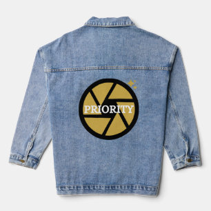 Chaqueta Vaquera Diseño fotográfico Guay de prioridad de apertura