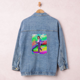 Chaqueta Vaquera diseños creativos de Patriot Rainbows Lee Mariie