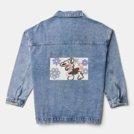 Chaqueta Vaquera Diversión de llama en invierno