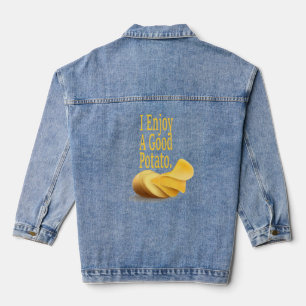 Chaqueta vaquera divertida para amantes de la comi