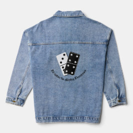 Chaqueta Vaquera Dominoes Design Denim Jacket