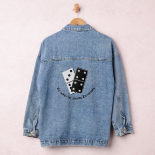 Chaqueta Vaquera Dominoes Design Denim Jacket