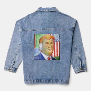 Chaqueta Vaquera Donald Trump Van Gogh