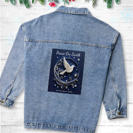 Chaqueta Vaquera Dove of Peace Elegant Faux Papercraft